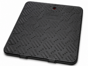 Kaival Plastic Manhole Cover | 25-T Heavy Duty Lockable Manhole Cover